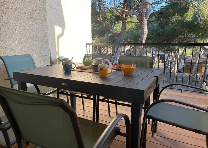 Duplex With Sea View La Franqui 아파트