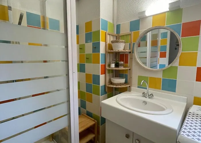 Duplex With Sea View La Franqui 아파트 *